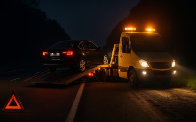 Awaria nocą – jak wygląda wezwanie pomocy drogowej 24/7 w praktyce?